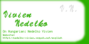 vivien nedelko business card